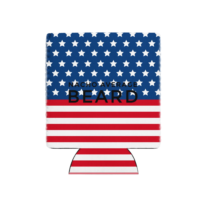 Coozie Can Cooler (Design: Nacho Average Beard) product image (1)