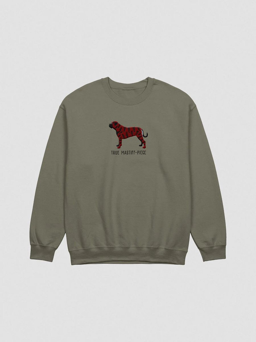True Mastiff-Piece Sweatshirt(Embroidered) of a Bullmastiff(Brindle) product image (4)