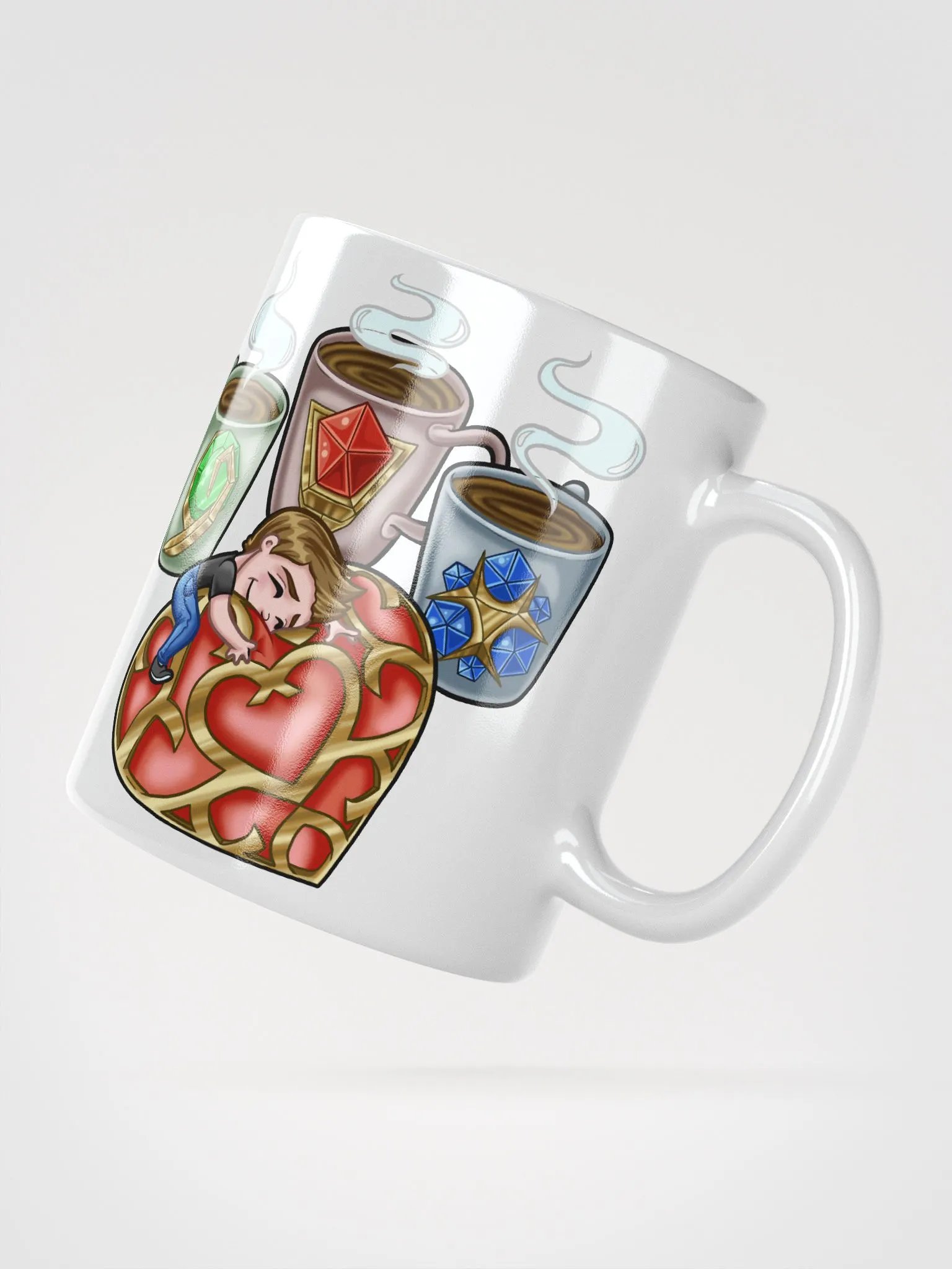 White Spiritual Stone Mug product image (2)