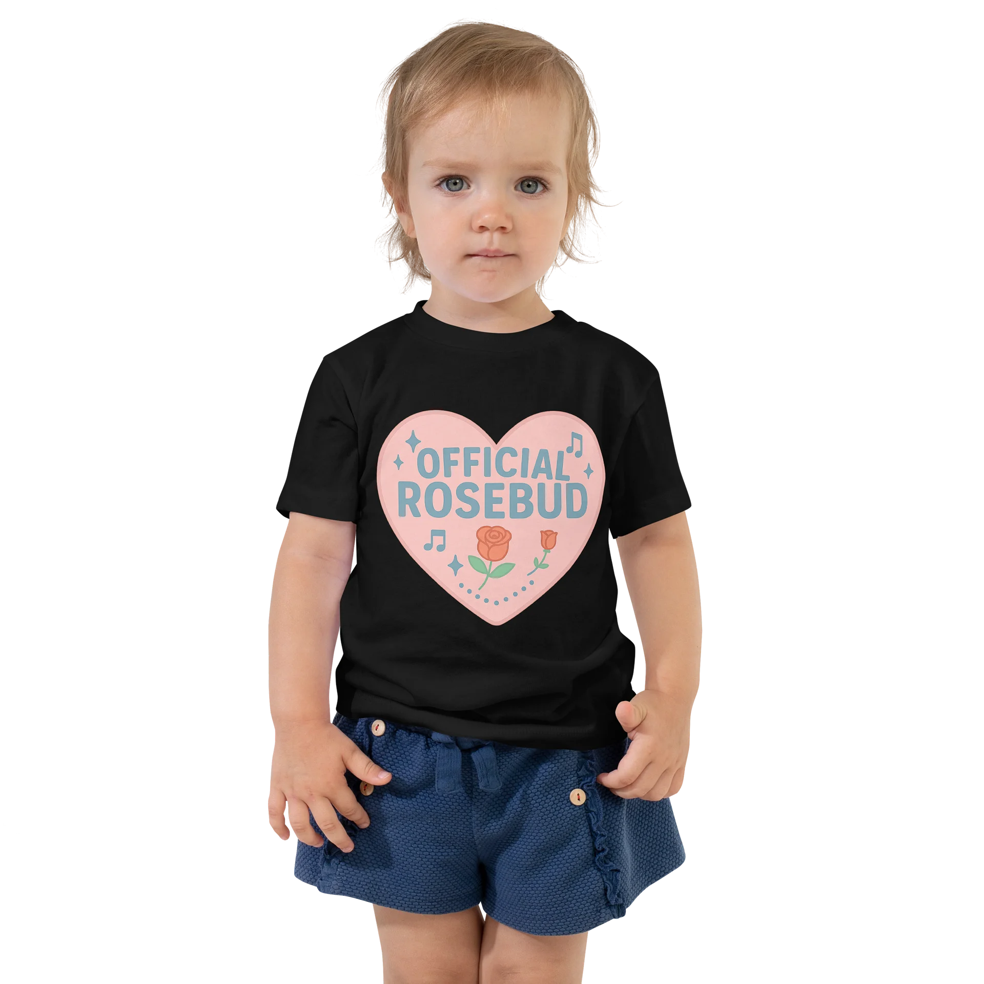Rosebud Heart Toddler Tee product image (1)