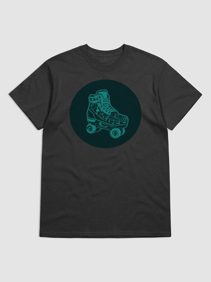 Evie Skates Dark Aqua Shirt black product image (1)