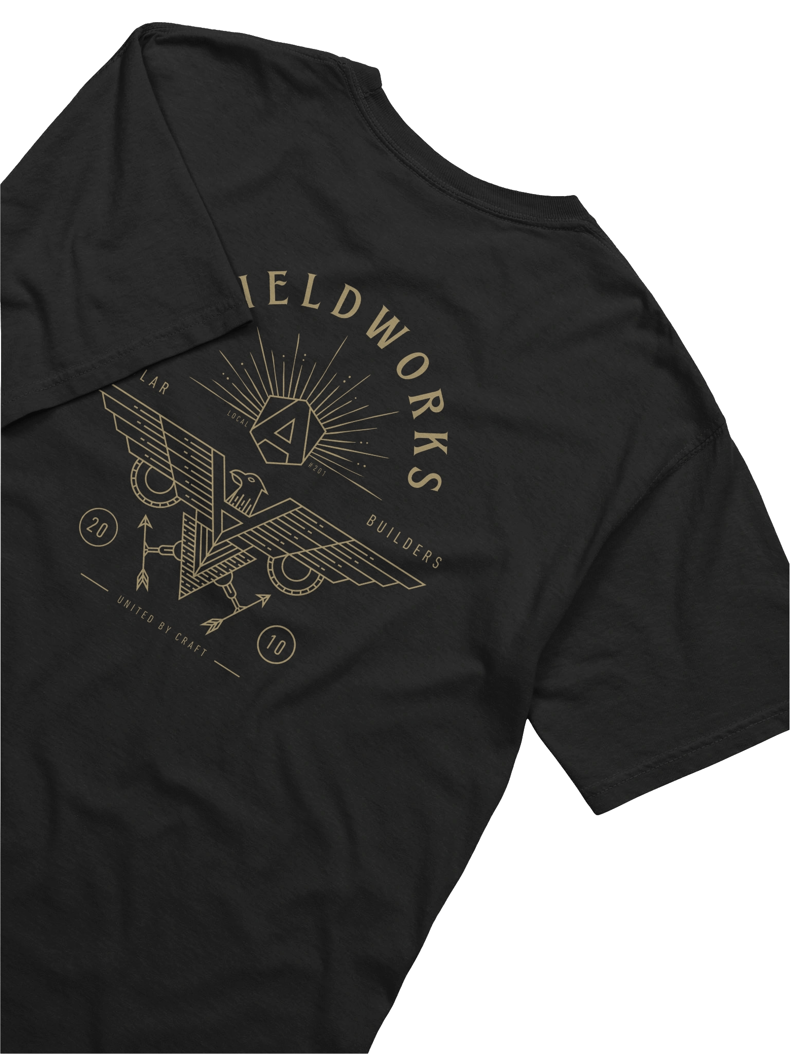 Shieldworks Local #201 “United by Craft” Heavyweight Tee product image (6)