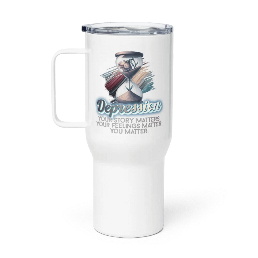 Depression #1 Travel Mug with a Handle product image (1)