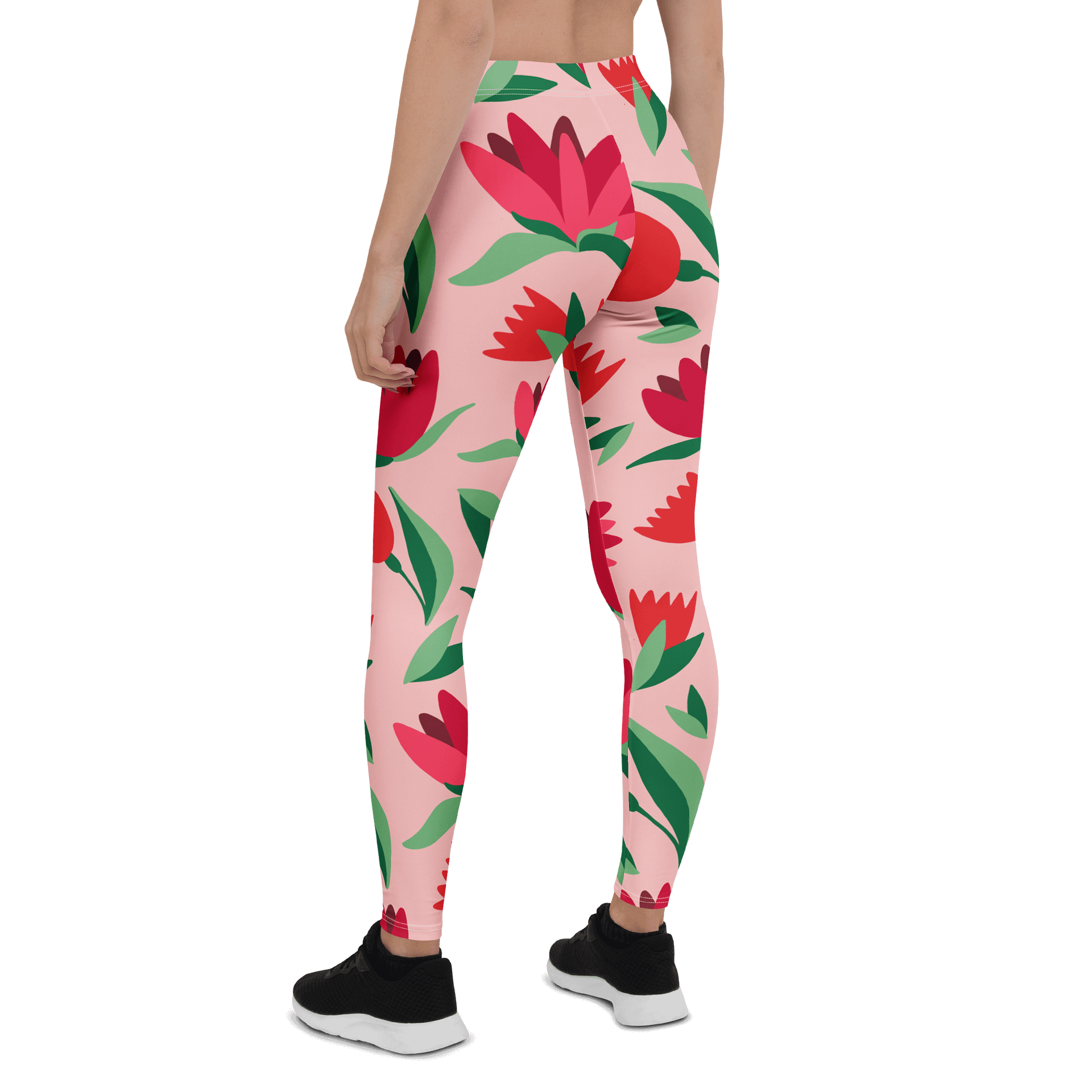 Cosmic Rose All-Over Print Leggings product image (3)