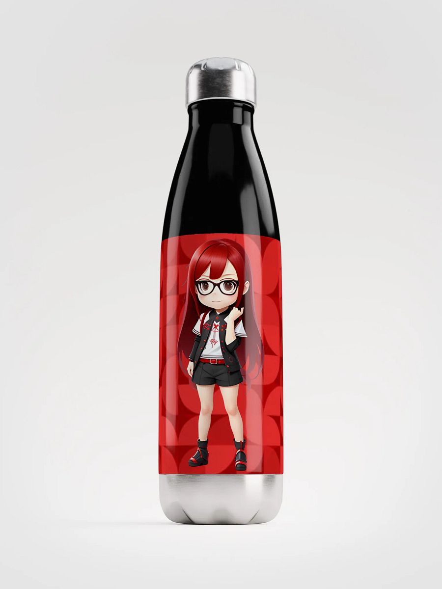 (Red CHIBI) K Stainless Steel Water Bottle product image (1)