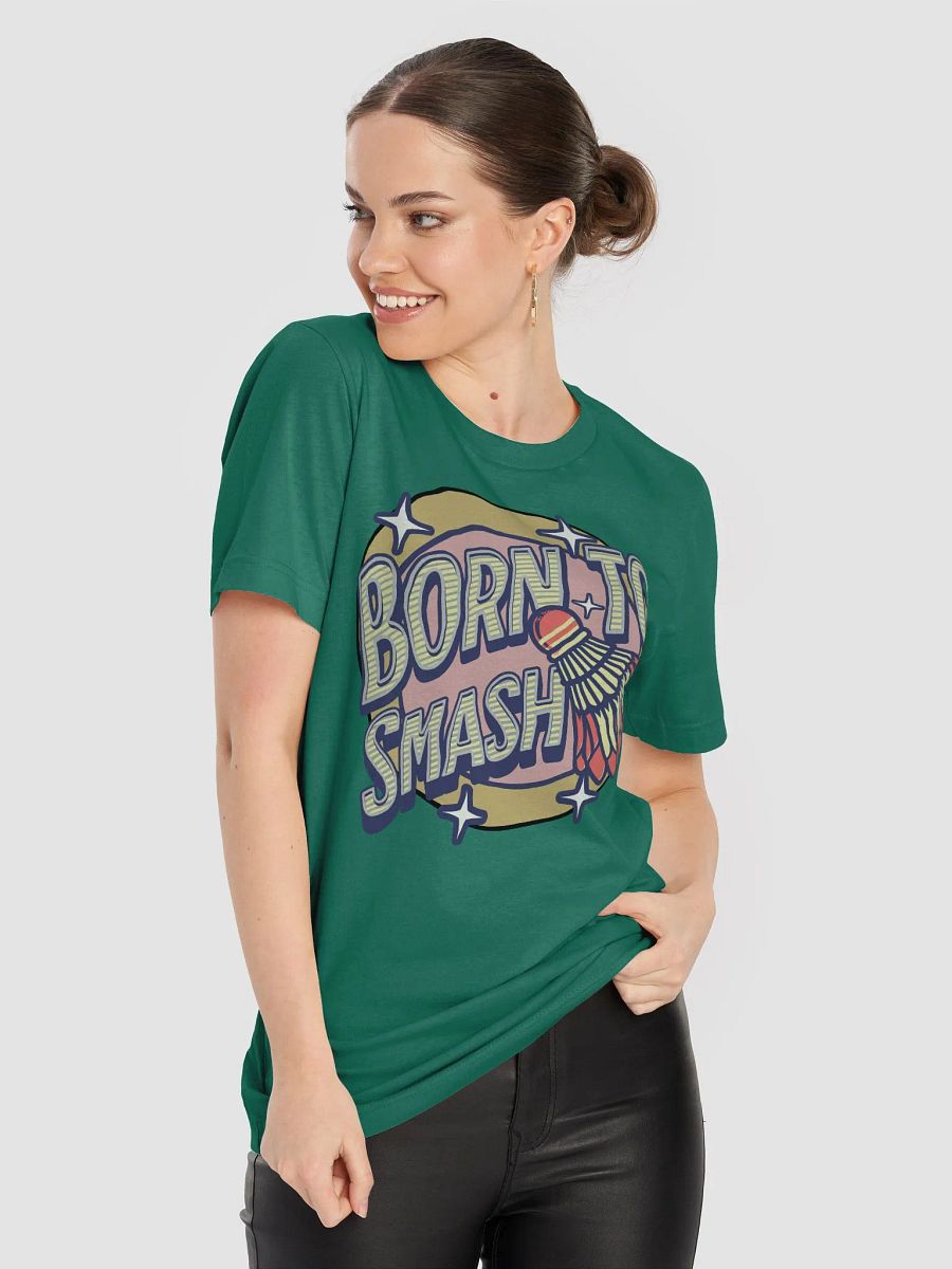 Born To Smash Badminton Shuttlecock Dynamic Tee product image (29)