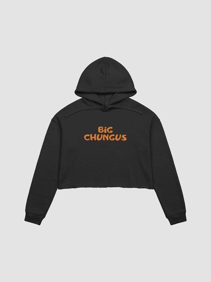 Big Chungus fleece crop hoodie product image (2)