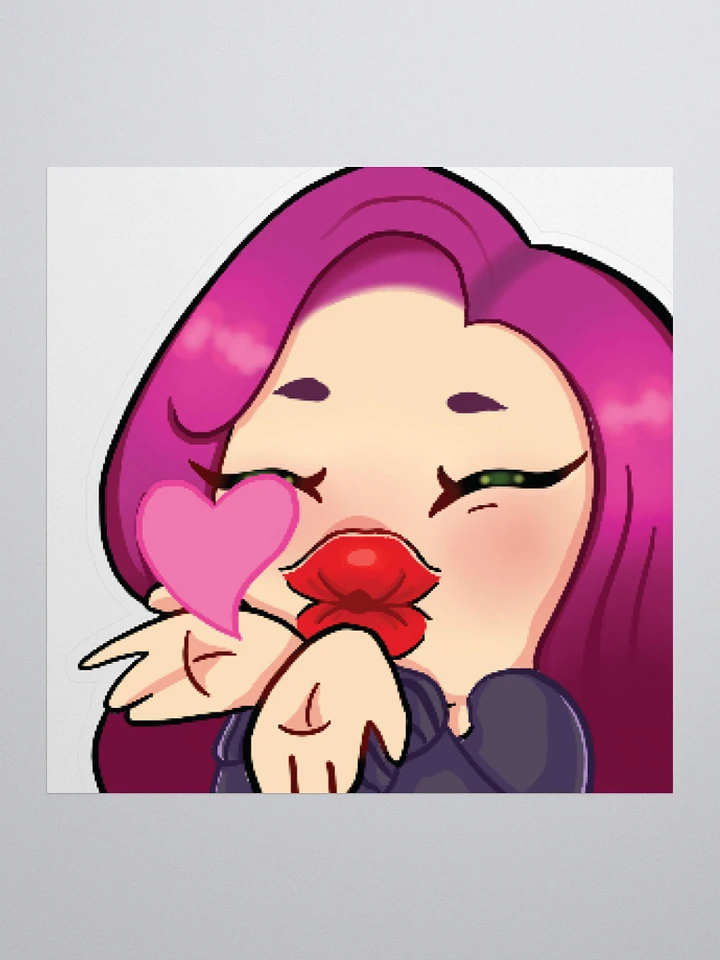 Kissy Emote Sticker product image (1)