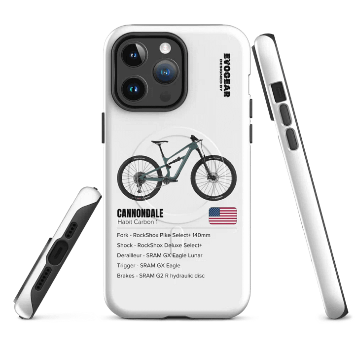 White Cannondale Habit Carbon 1 iPhone MagSafe Case 2.0 product image (4)