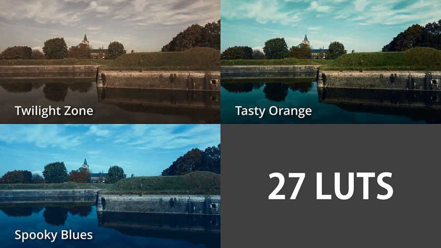 27 LUTS for Davinci Resolve, Adobe Premiere, Final Cut Pro etc... product image (8)