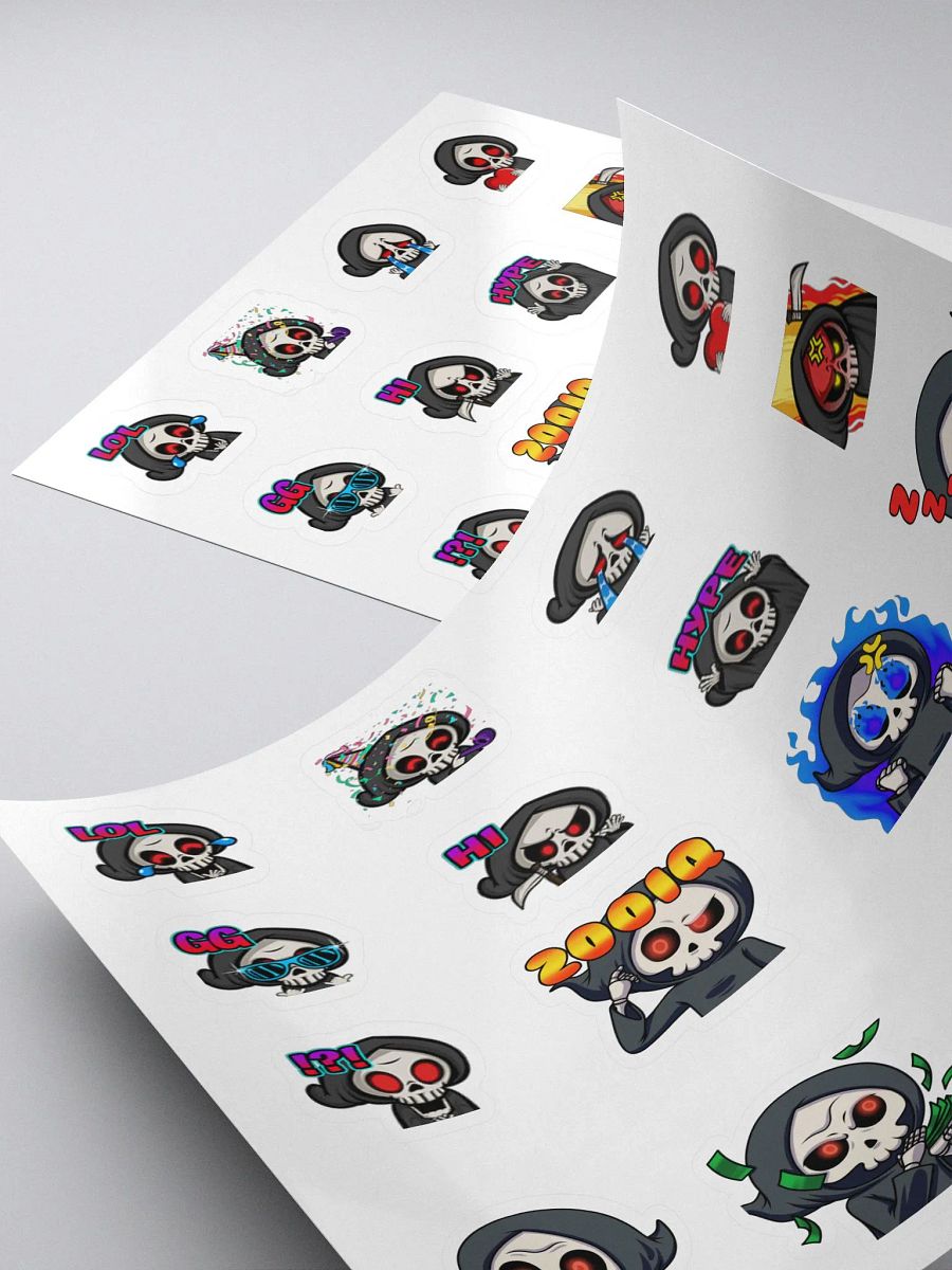 16-Pack Small Todd Emote Stickers product image (4)