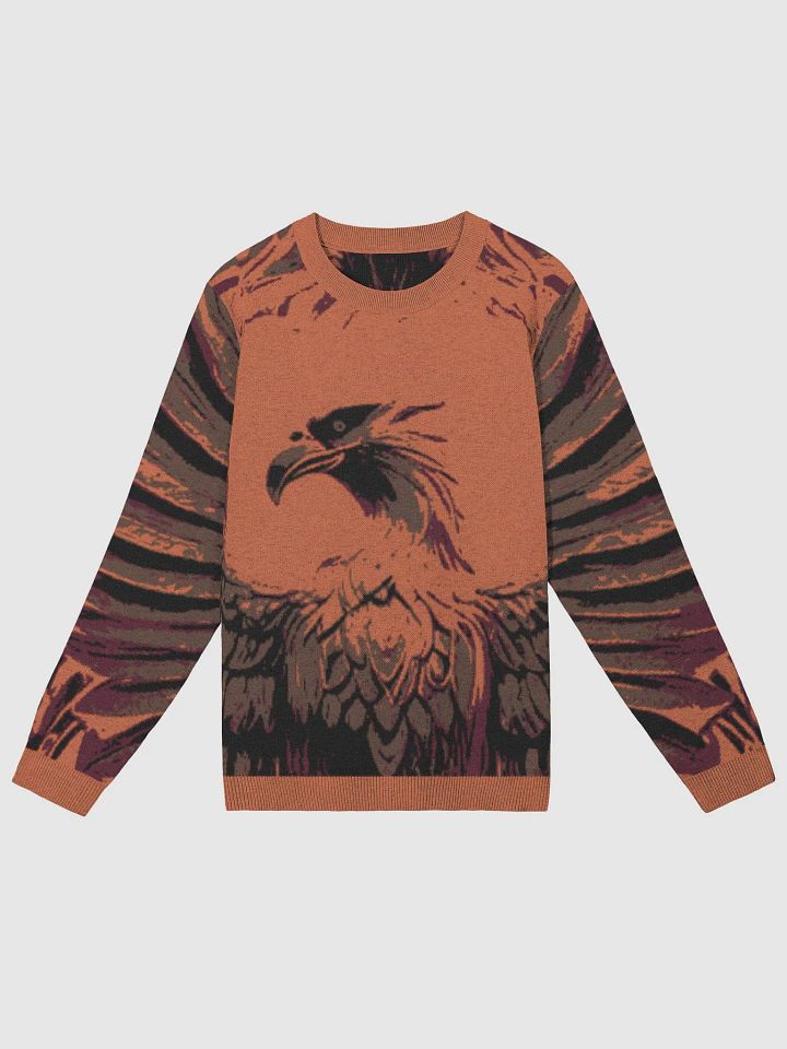 Phoenix Fire Burnt Orange | Knitted Crewneck Sweater Classic Fit product image (1)