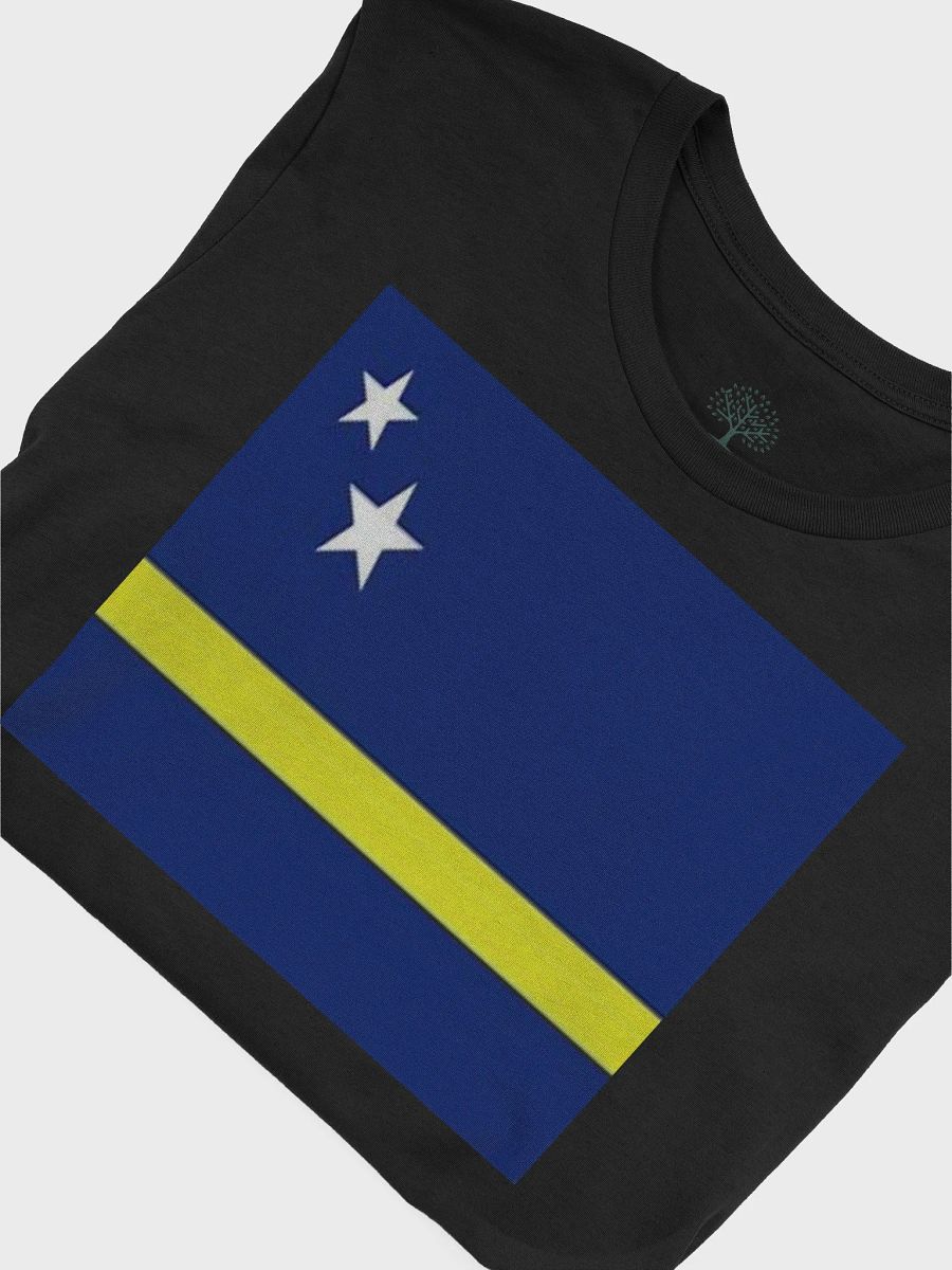 Exclusive Unisex Curaçao Flag Graphic Tee by Graphic Grove - Supersoft Cotton product image (7)