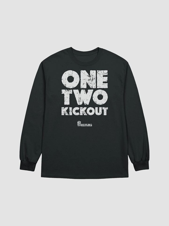 QSHW KICKOUT (WHITE DESIGN) LONG T-SHIRT product image (1)