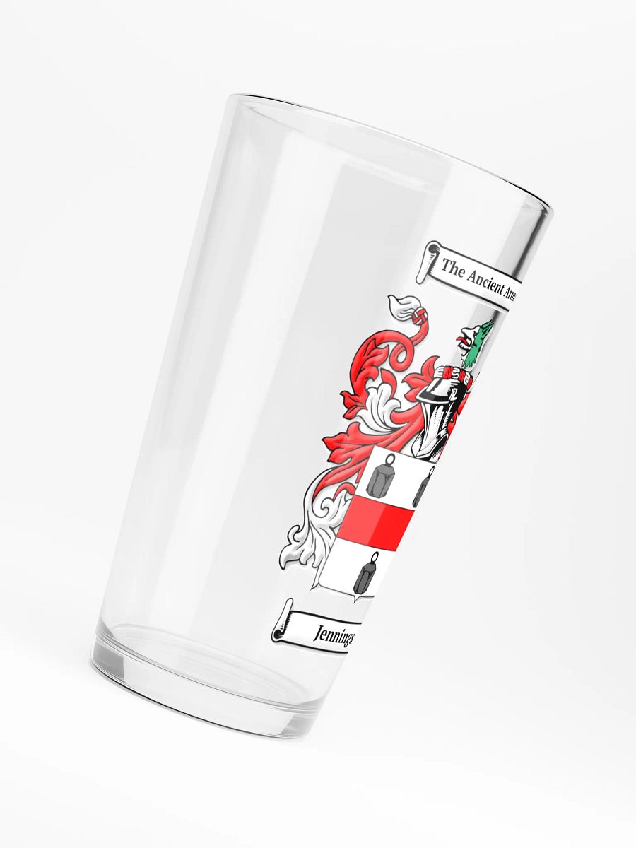 Jennings Family Crest - Shaker Pint Glass product image (6)