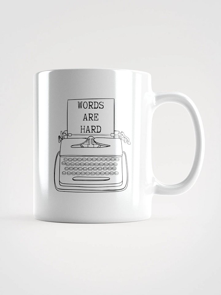 WORDS ARE HARD Mug product image (1)
