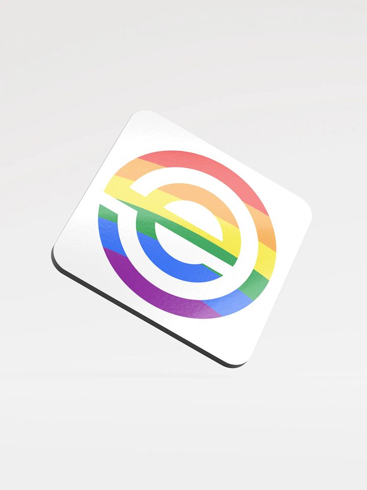 Ecamm Pride Coaster – Sip with Pride, Stream with Purpose product image (1)