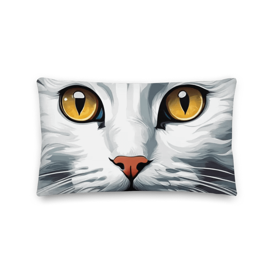 Golden Gaze Cat Premium Pillow product image (11)