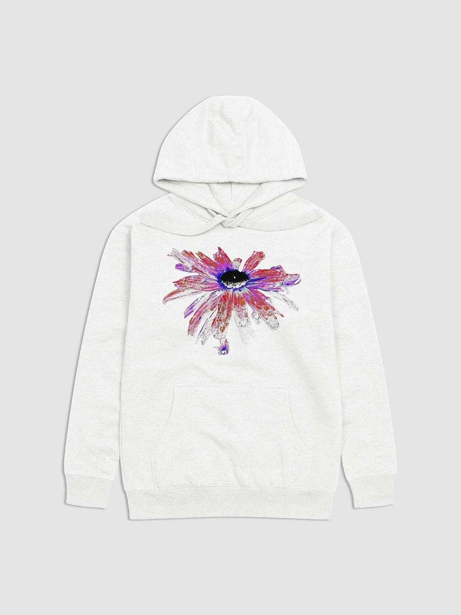 Abstract Distressed Pink Daisy Unisex Hoodie product image (2)