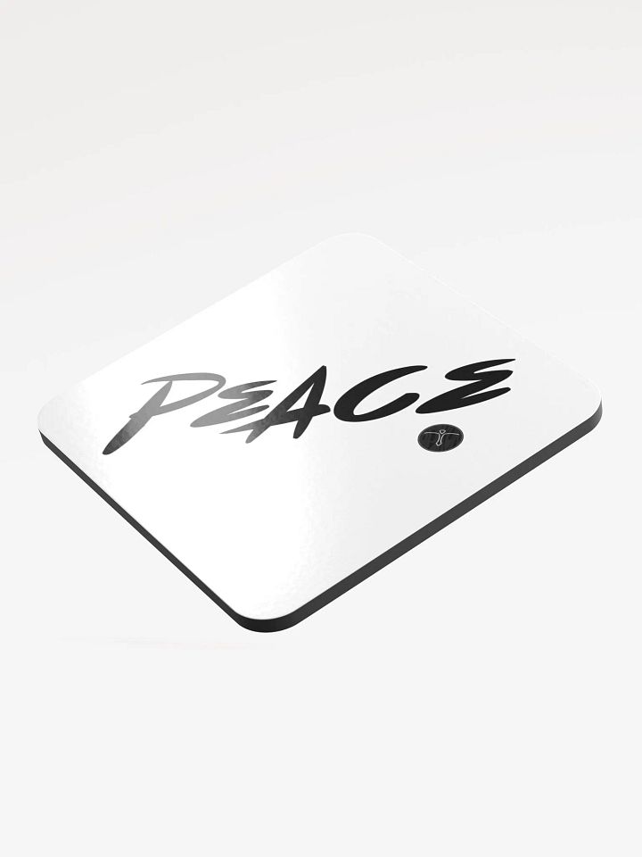 Peace - Keep It Simple - Glossed Cork Coaster product image (1)