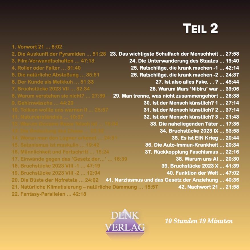 Gedankenspiele 21 - Hörbuch - Teil 2 product image (2)