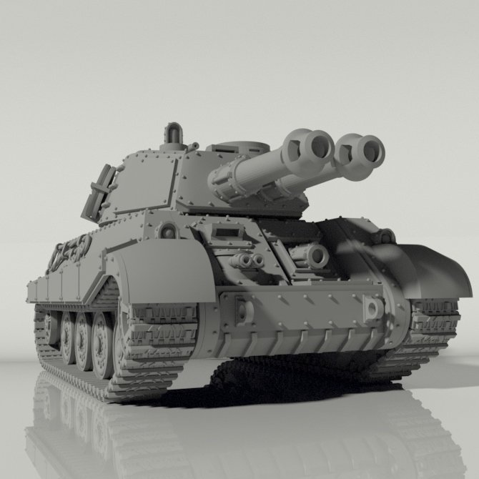 Grim Tiger II Heavy Battle Tank STLs product image (3)