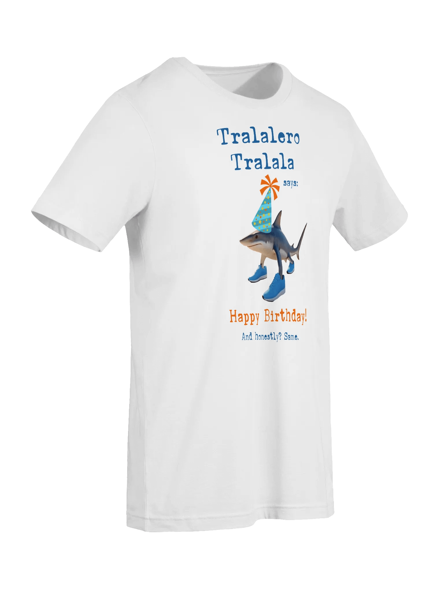 Tralalero Tralala Shark Birthday Tee product image (5)