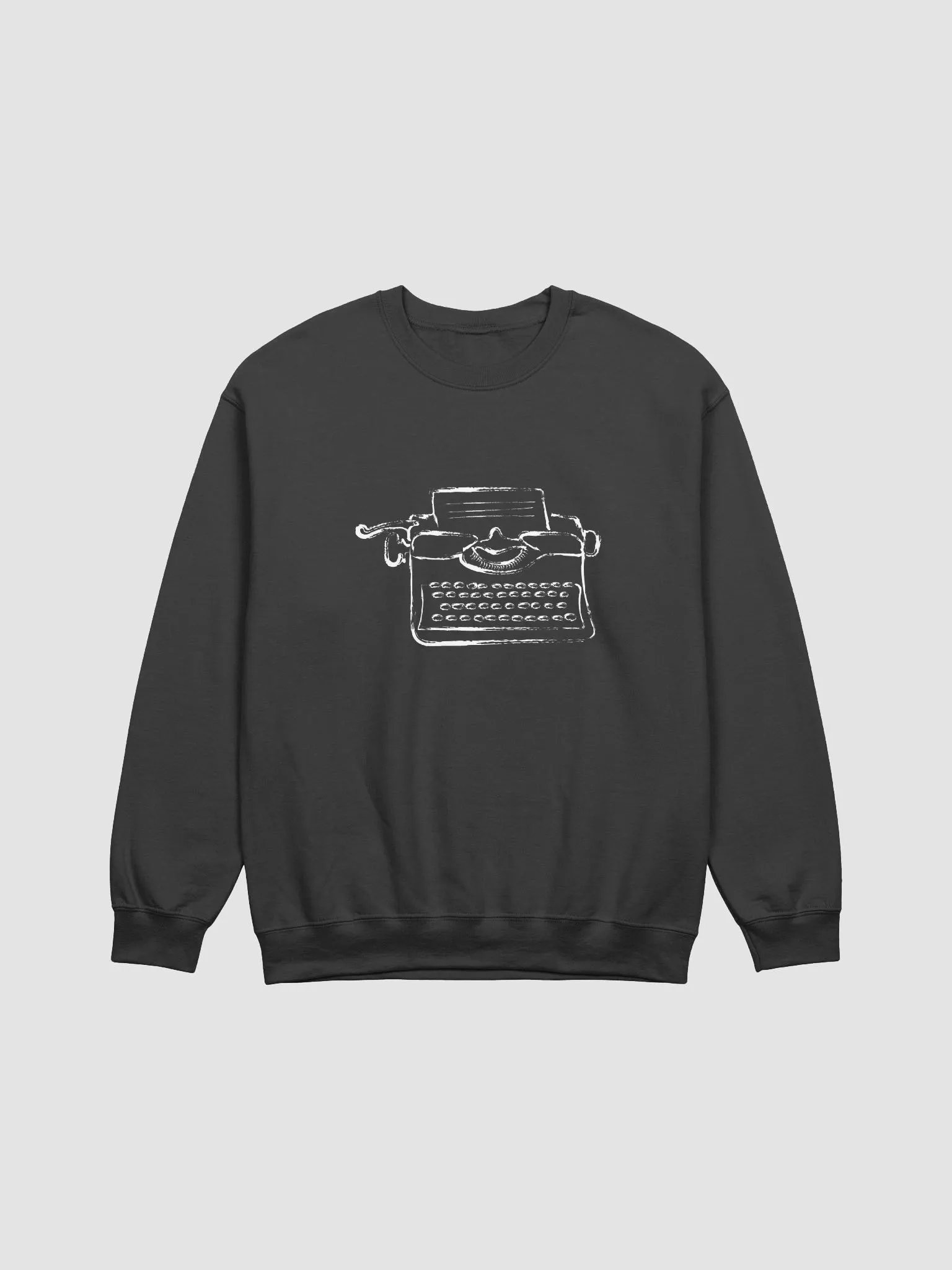 Writer's Typewriter Sweatshirt (Dark) product image (3)