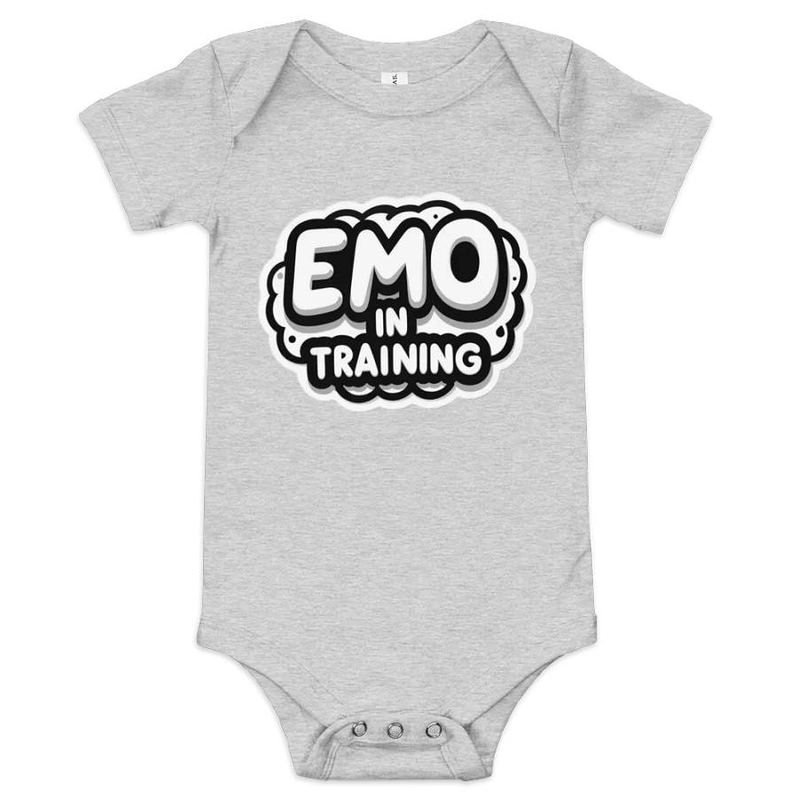 Emo In Training Baby Vest product image (4)