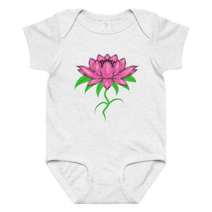 Sparkling Pink Flower Baby Bodysuit product image (6)