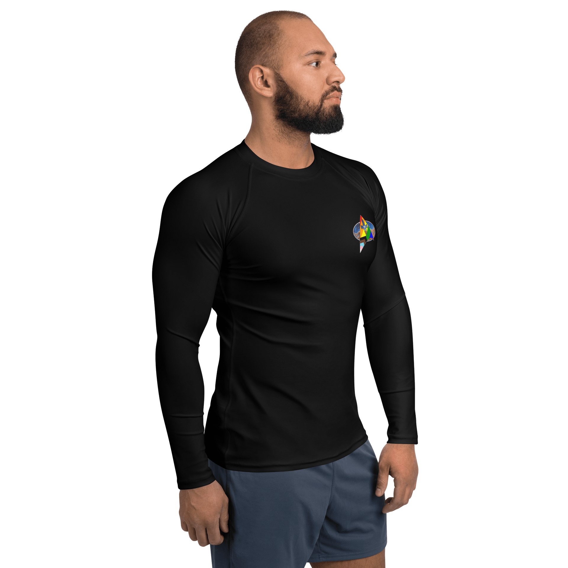 Galactic Shield Men's Rash Guard product image (2)