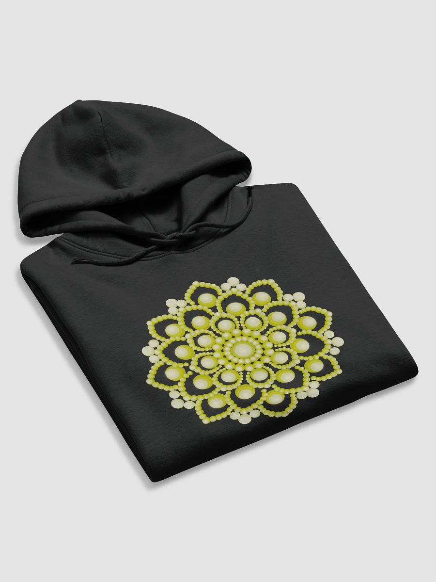 Yellow Flower Mandala Unisex Eco Hoodie product image (5)