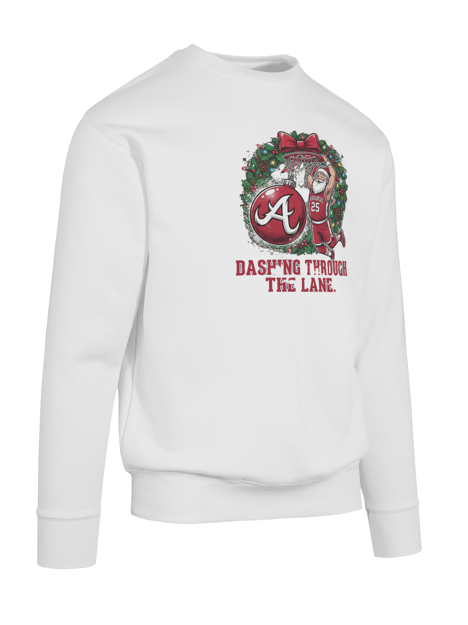 The "Dashing Through The Lane" Hoops Crewneck product image (100)