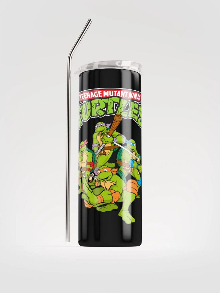 TMNT Stainless Tumbler + Straw product image (1)