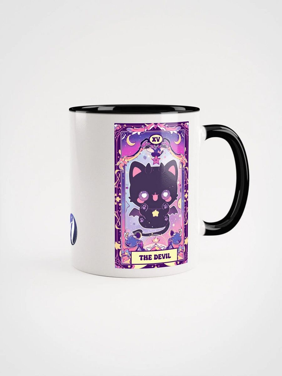 Cosmic Tarot The Devil Cat Ceramic Mug product image (3)