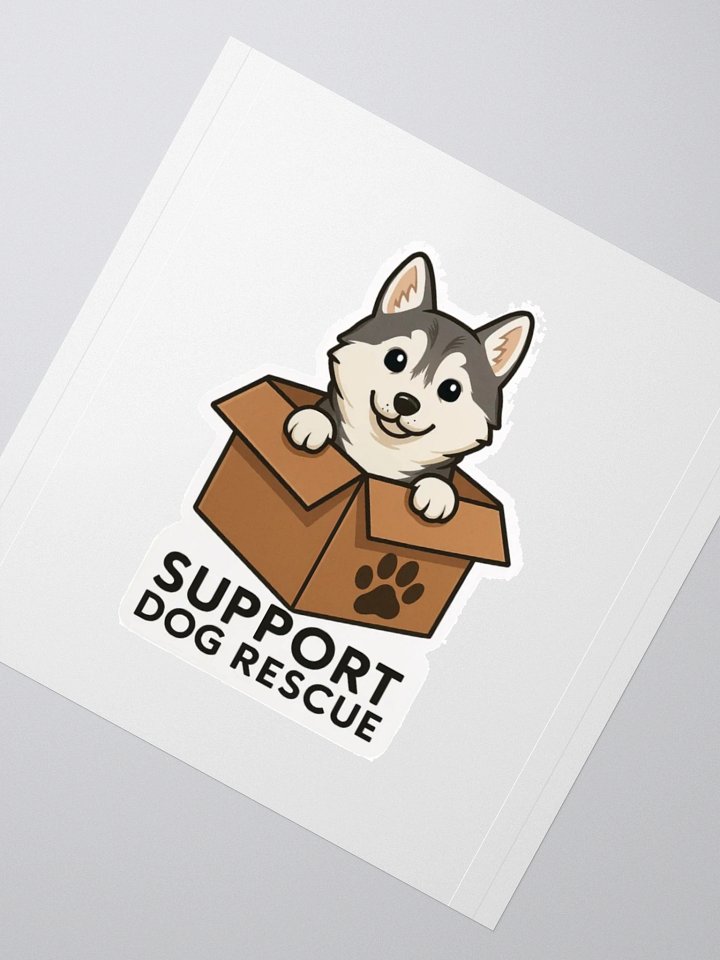 Rescue Me: Alaskan Klee Kai Sticker (Cordell's Shelter Collection) product image (1)