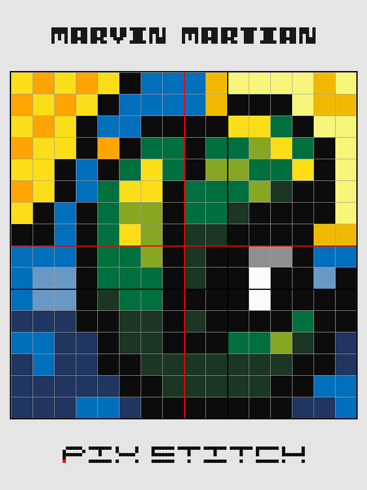 Marvin Martian Pixel Art product image (2)