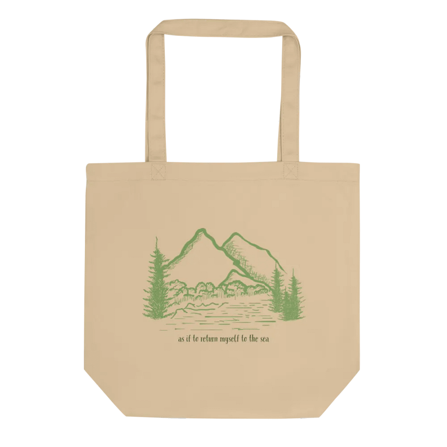 as if to return myself to the sea Tote product image (1)