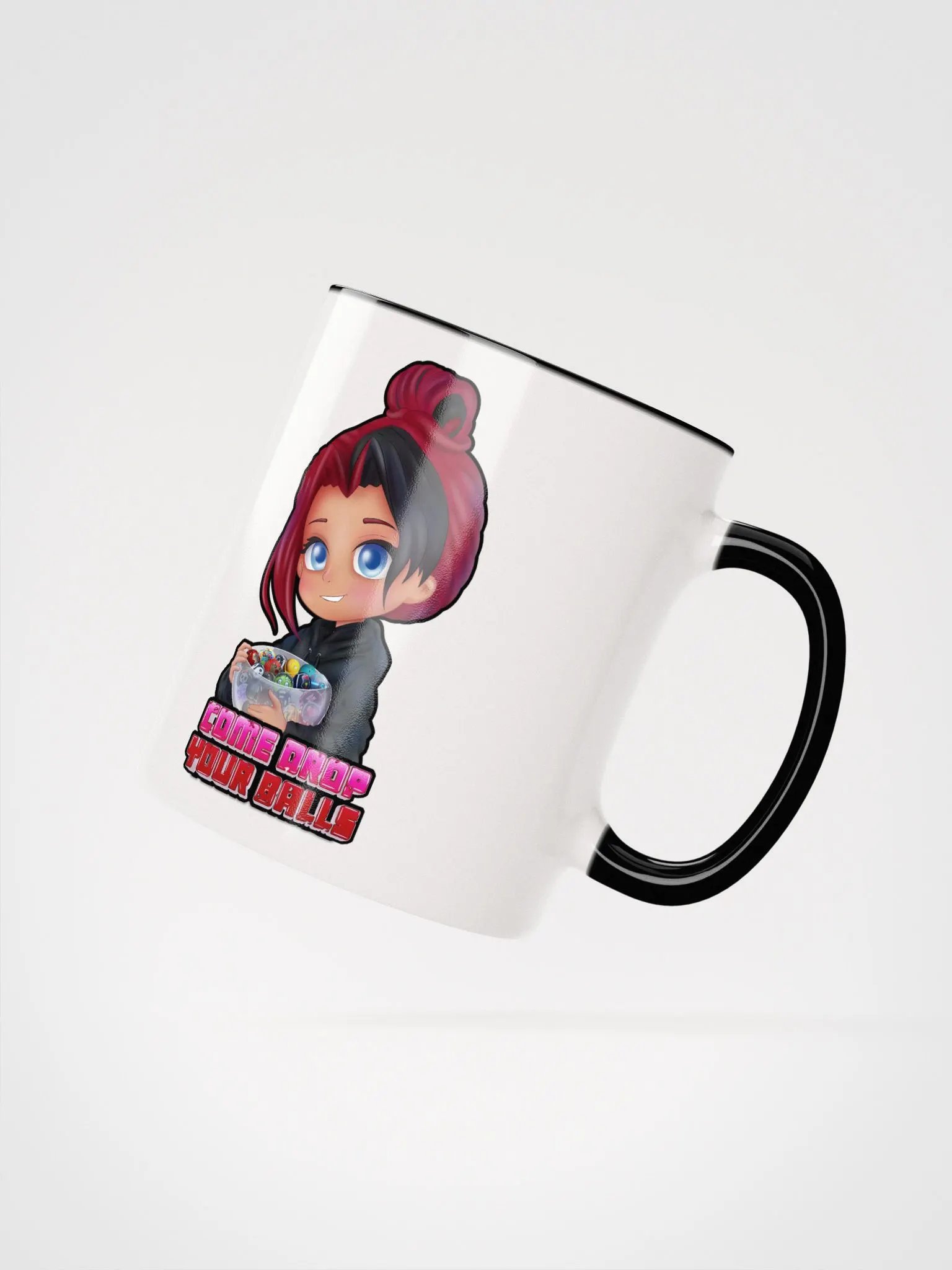 Drop Your Balls Mug (Pink & Red) product image (25)