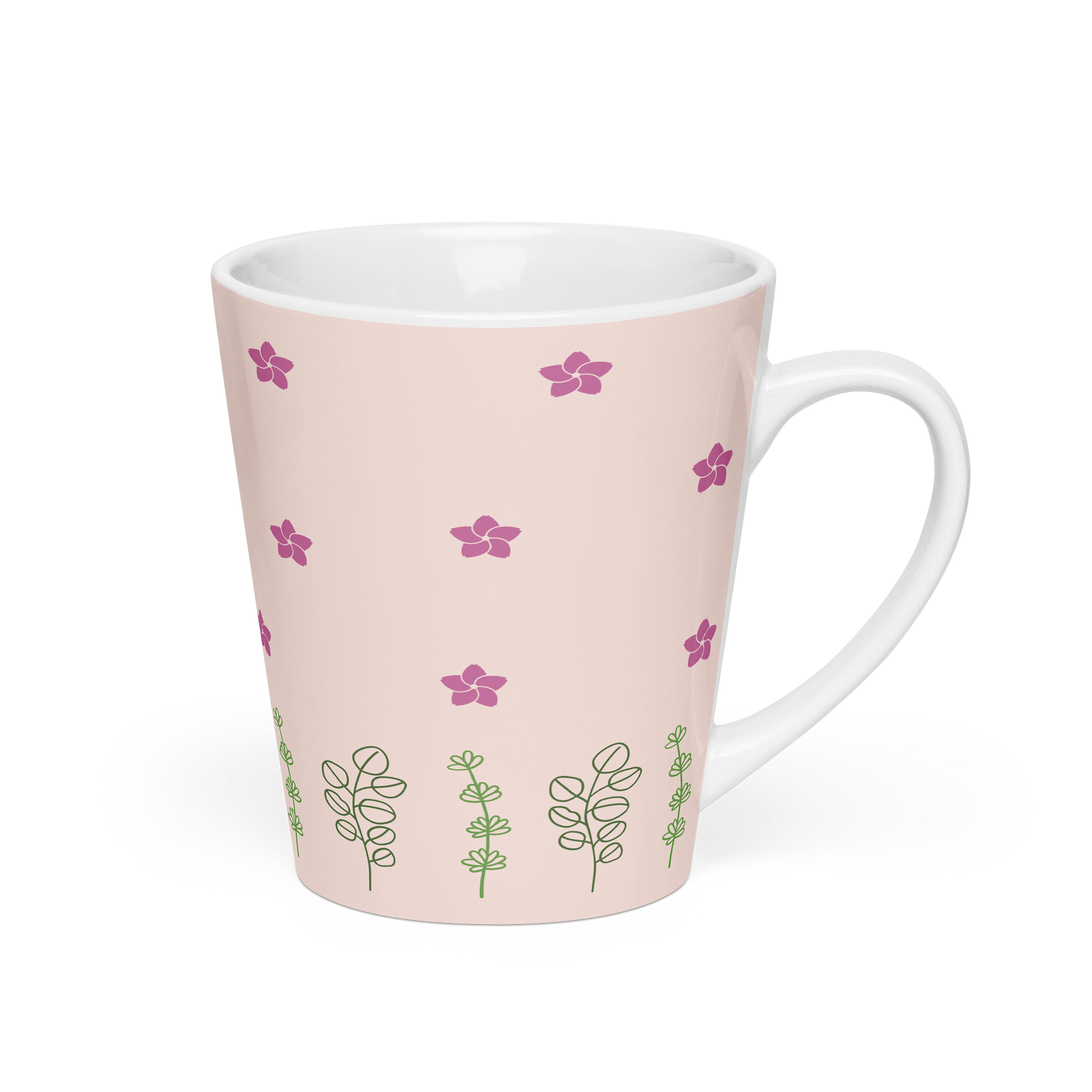 Botanical Elegance Latte Mug product image (2)