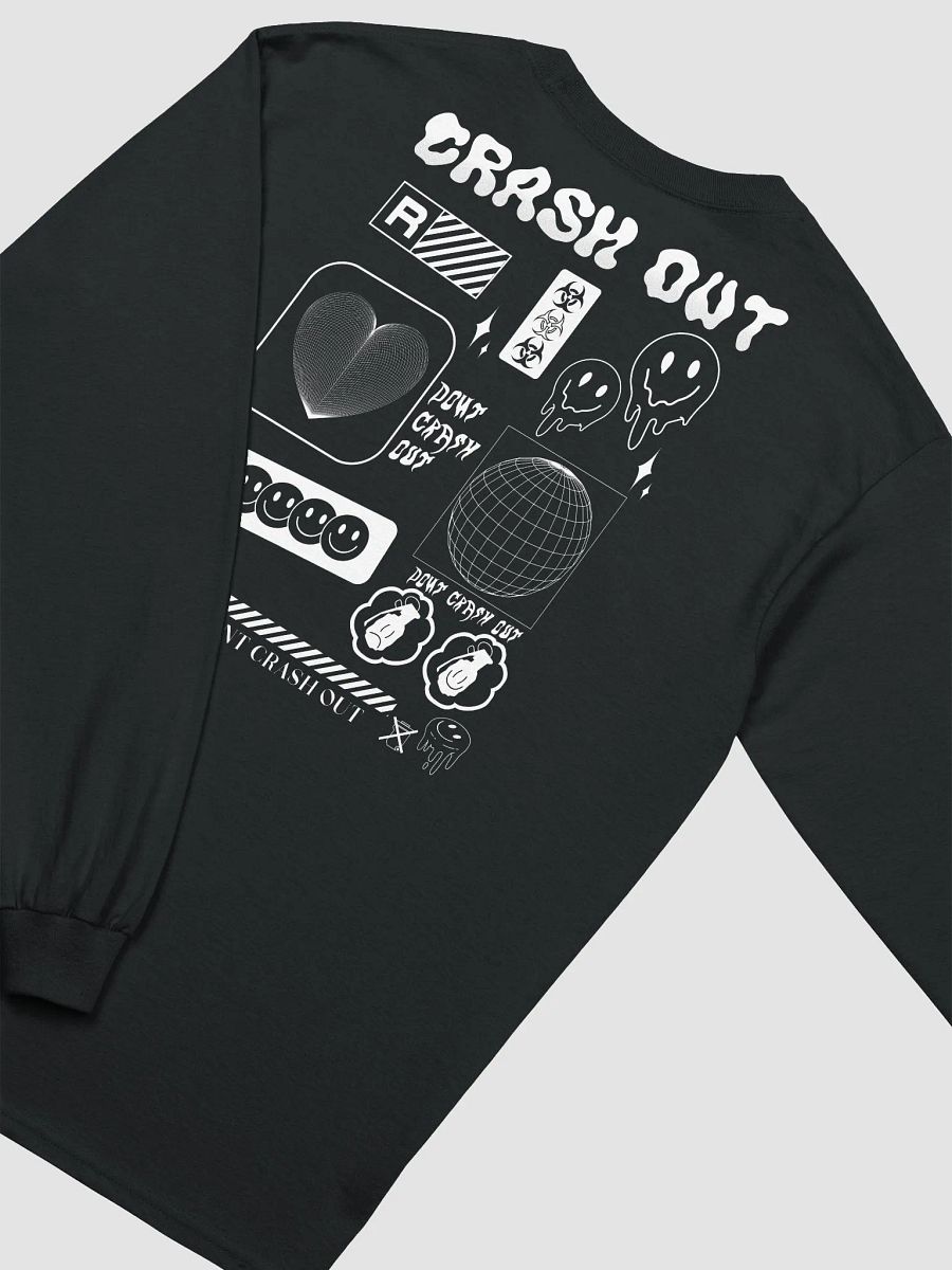 CRASH OUT LONG TEE (WHITE) product image (3)