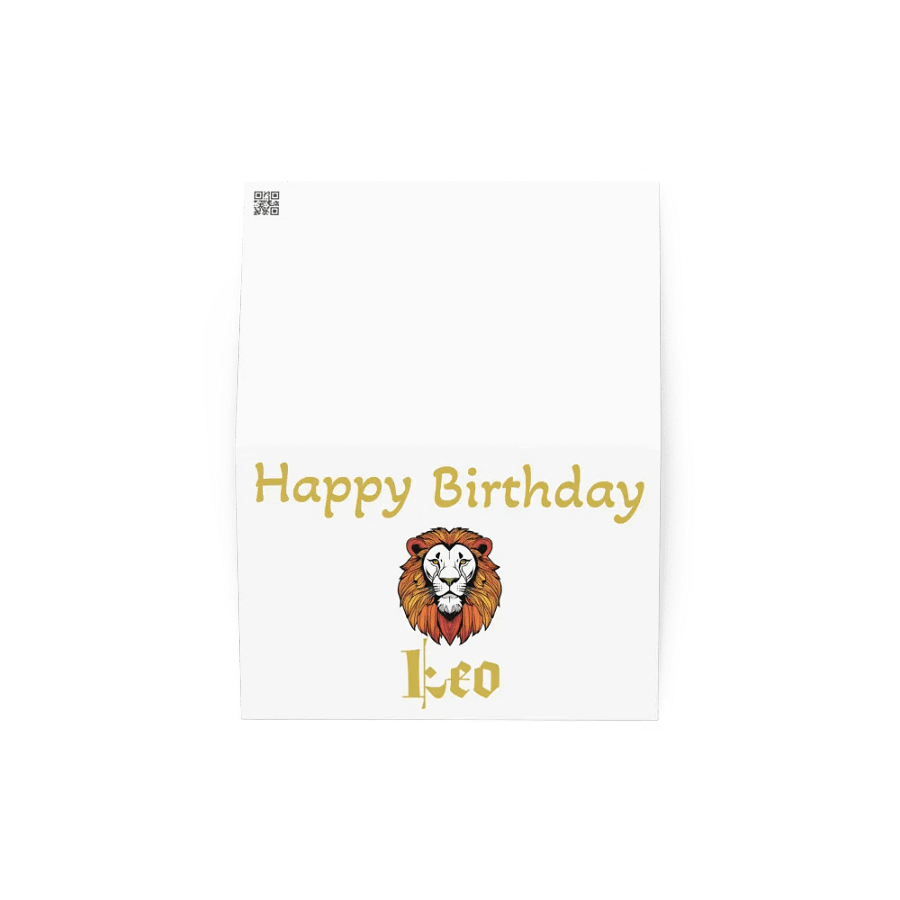 Leo's Mane Birthday Card product image (4)