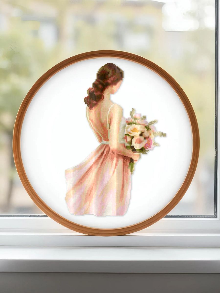Girl Holding Flowers product image (3)