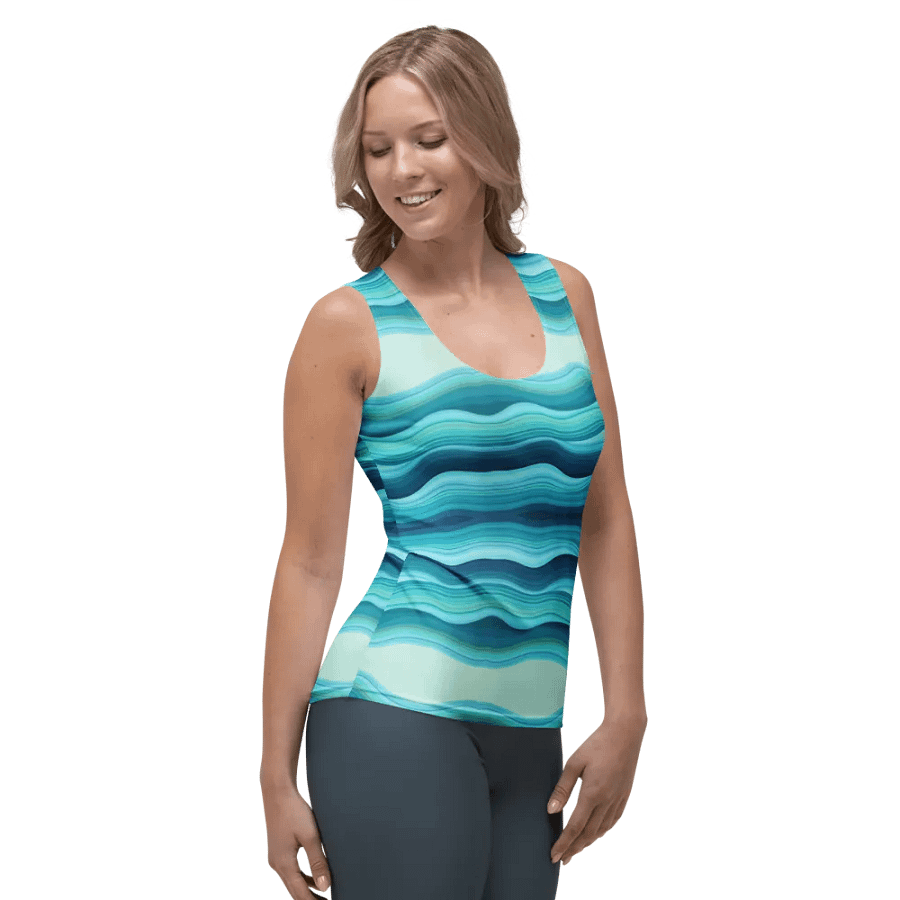Oceanic Wave Allure Tank Top product image (4)