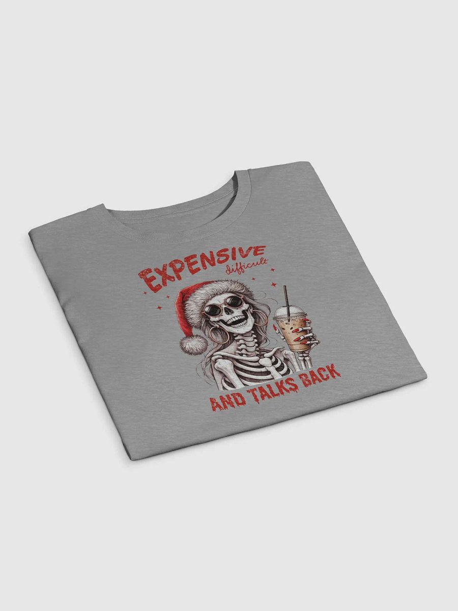 Sassy Skeleton Santa Crop Top product image (22)