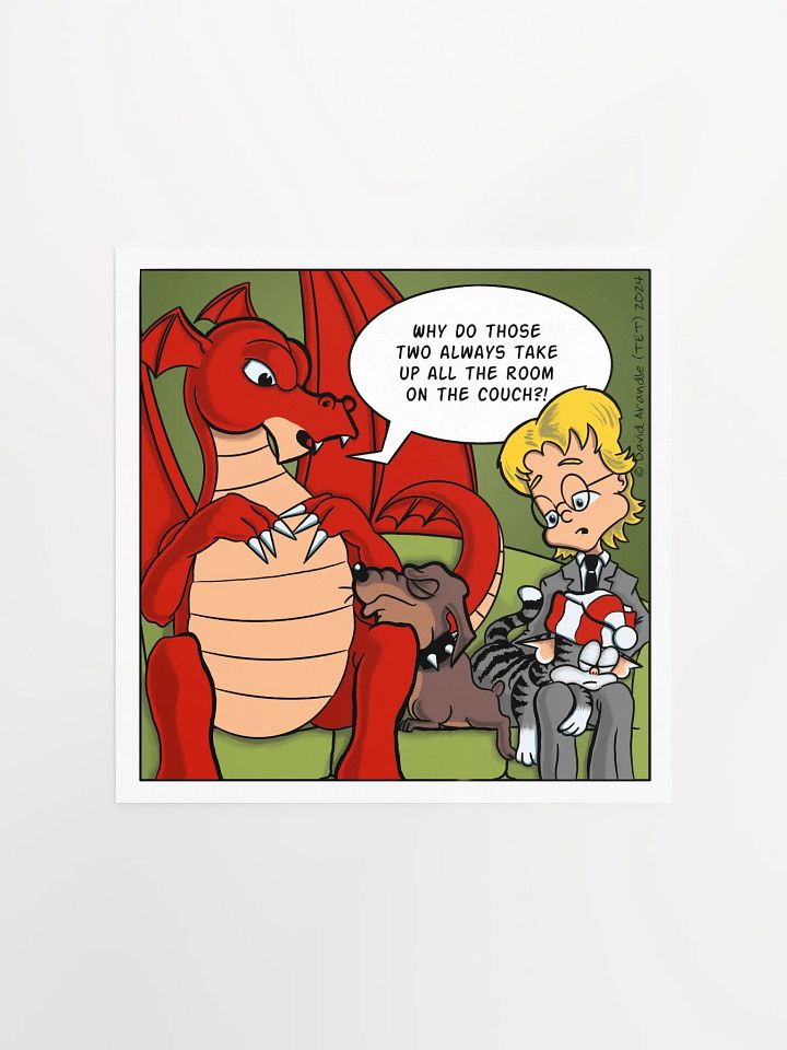 No Couch Room - Resident Dragon Poster product image (1)