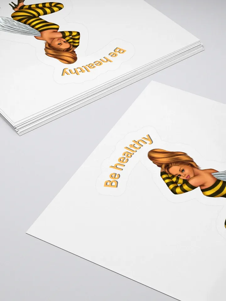 Bee Healthy Kiss Cut Stickers product image (3)