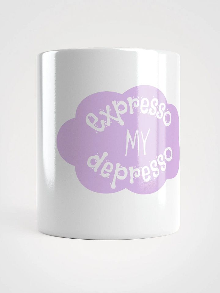 Expresso my Depresso Mug, Pink Cloud, White Mug product image (1)