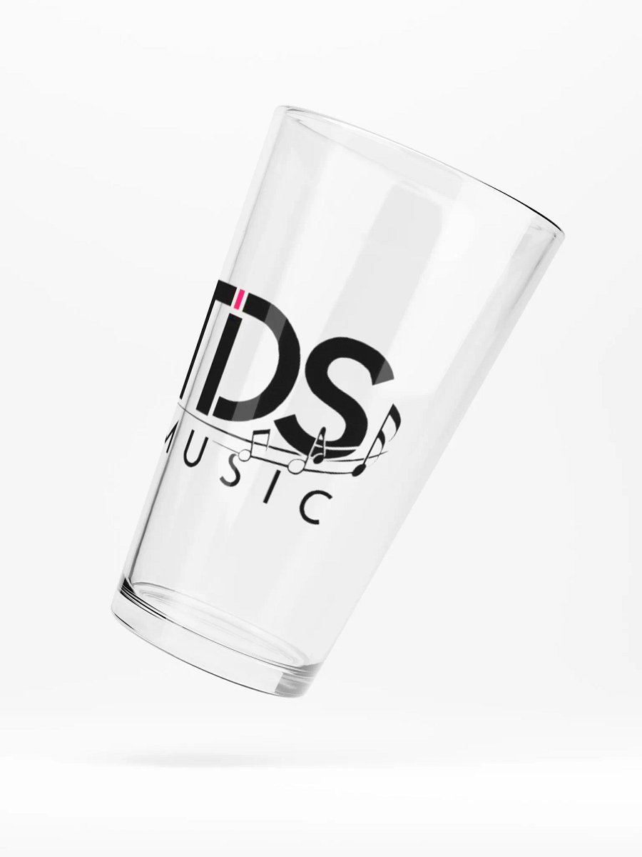 TDS Music Shaker Pint Glass - 16oz Clear Glass with Music Design product image (5)