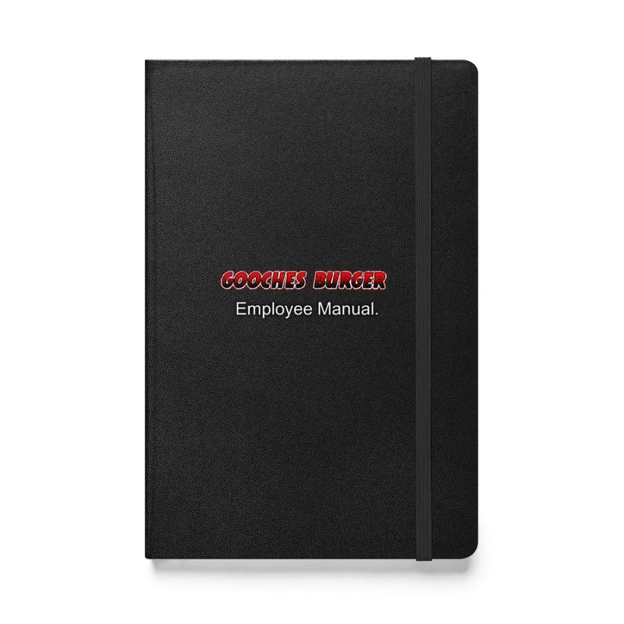 GOOCHES BURGER EMPLOYEE MANUAL (stole the book) product image (1)